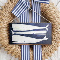 Three Whales Twine Sign