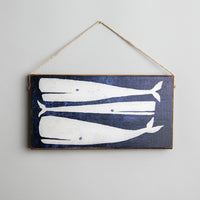 Three Whales Twine Sign
