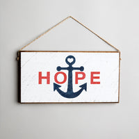Hope Anchor Twine Sign