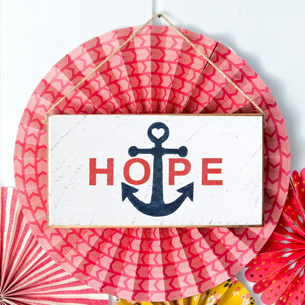 Hope Anchor Twine Sign