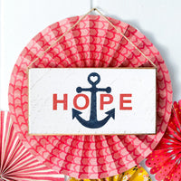 Hope Anchor Twine Sign