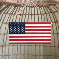 50 Stars Flag Twine Sign
