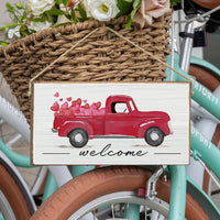 Heart Truck Twine Sign