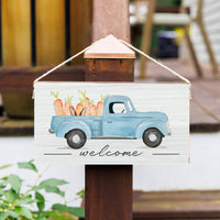 Easter Bunny Truck Twine Sign