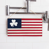 Shamrock Flag Twine Sign