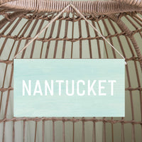 Personalized Your Word Seaglass Twine Sign
