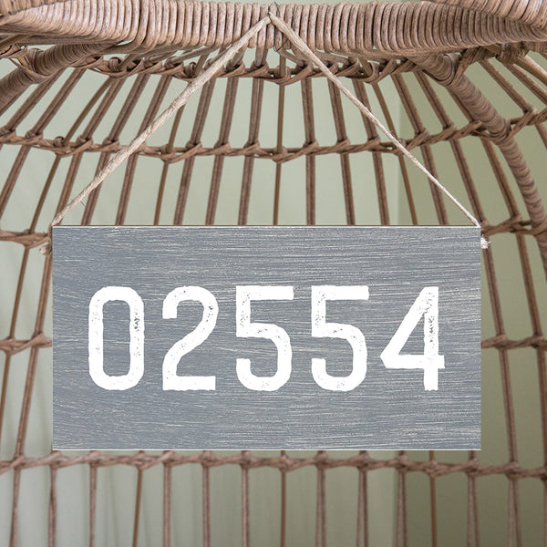 Personalized Your Word Grey Twine Sign