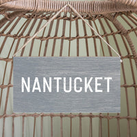 Personalized Your Word Grey Twine Sign