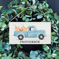 Personalized Easter Bunny Truck Twine Sign