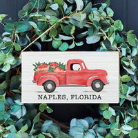 Personalized Berries Truck Twine Sign
