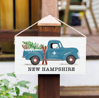 Personalized Ski Patrol Truck Twine Sign