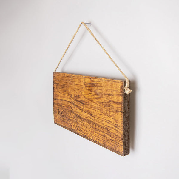 Fall Plaid Welcome Twine Sign