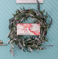 Personalized Watercolor Lobster Twine Sign