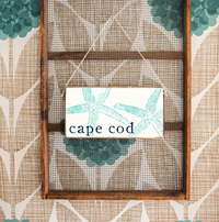 Personalized Starfish Twine Sign