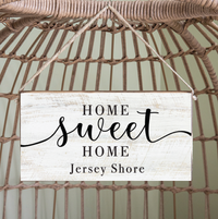 Personalized Home Sweet Home Twine Sign