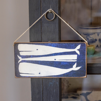 Three Whales Twine Sign